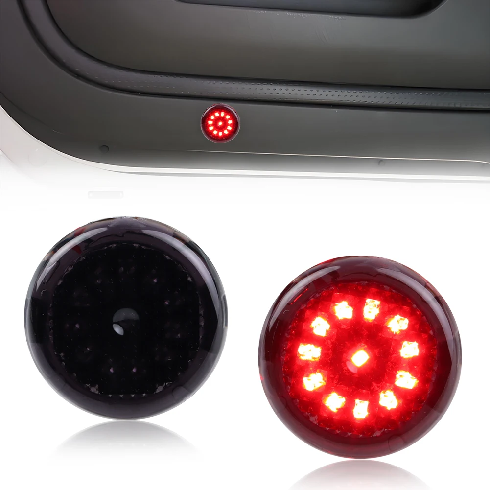 2Pcs Door Light Interior Light Warning Light Red LED Reflector Light For 2005 2006 2007 2008 2009 Ford Mustang Shelby GT GT500