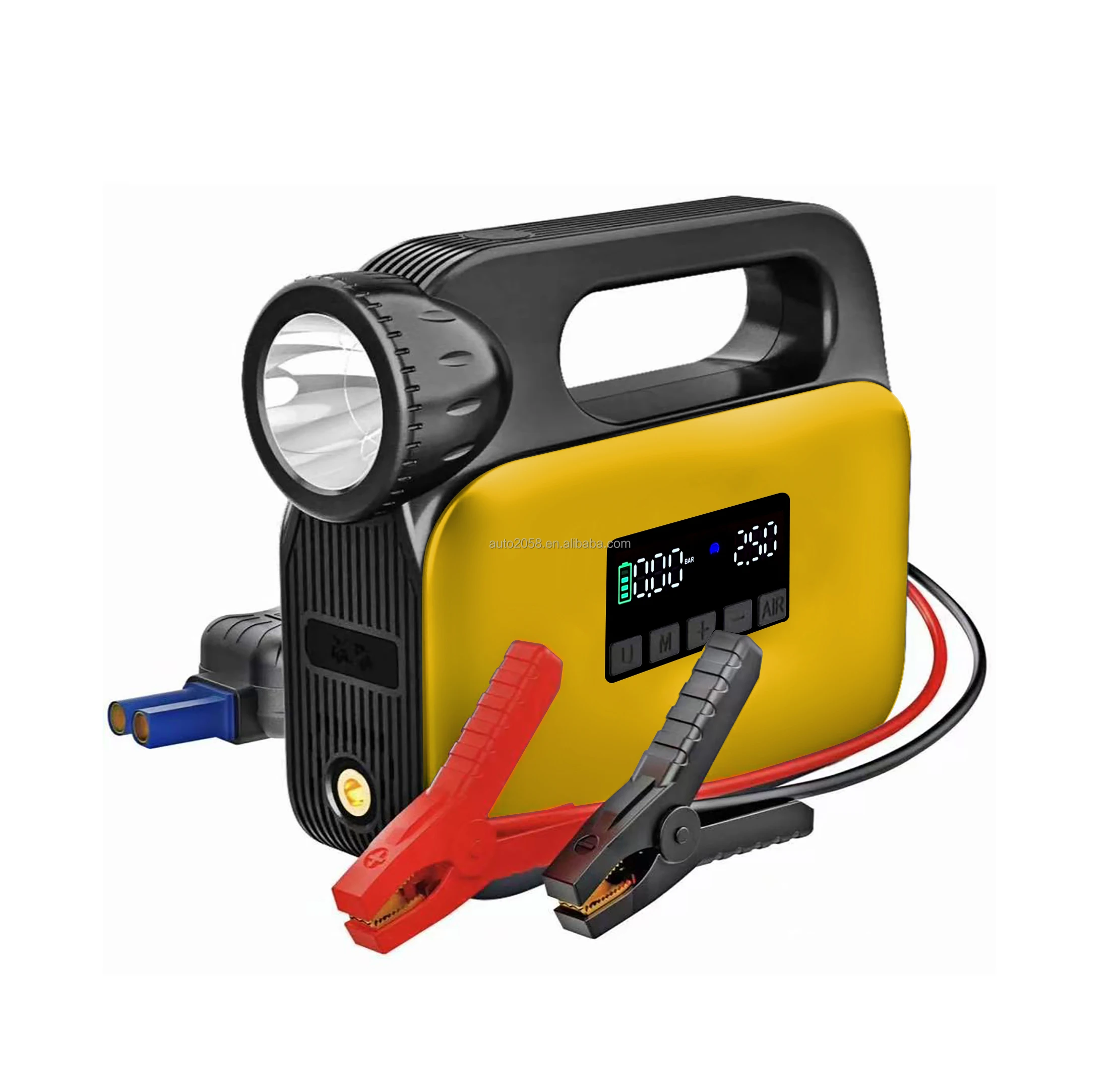 

Wholesale 12V 26800mAh Portable Car Motorcycle Jump Starter Power Bank 150W LED Light Digital Screen Super Capacity Starter