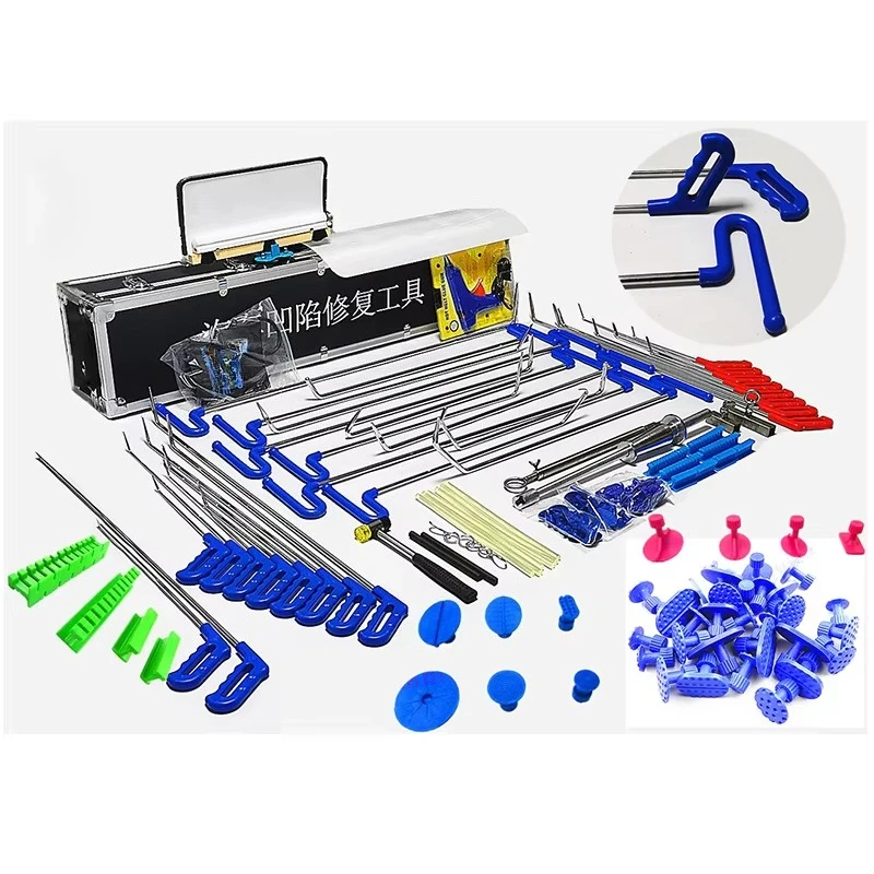 

Professional Auto Body Hook Push Rods Kit Car Dent Repair Tools for Auto Body Dent Repairing