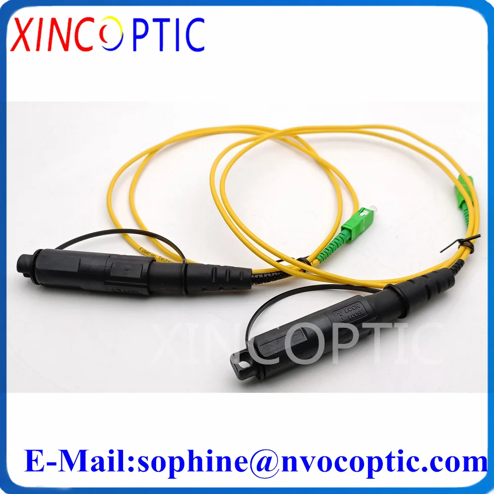 Imagem -05 - Impermeável Corning Huawei Mini sc Apc 1m 2m 3.0 mm Cabo Amarelo para sc Apc Optitap Jumper Cabo de Remendo do Conector de Fibra Óptica Ip67