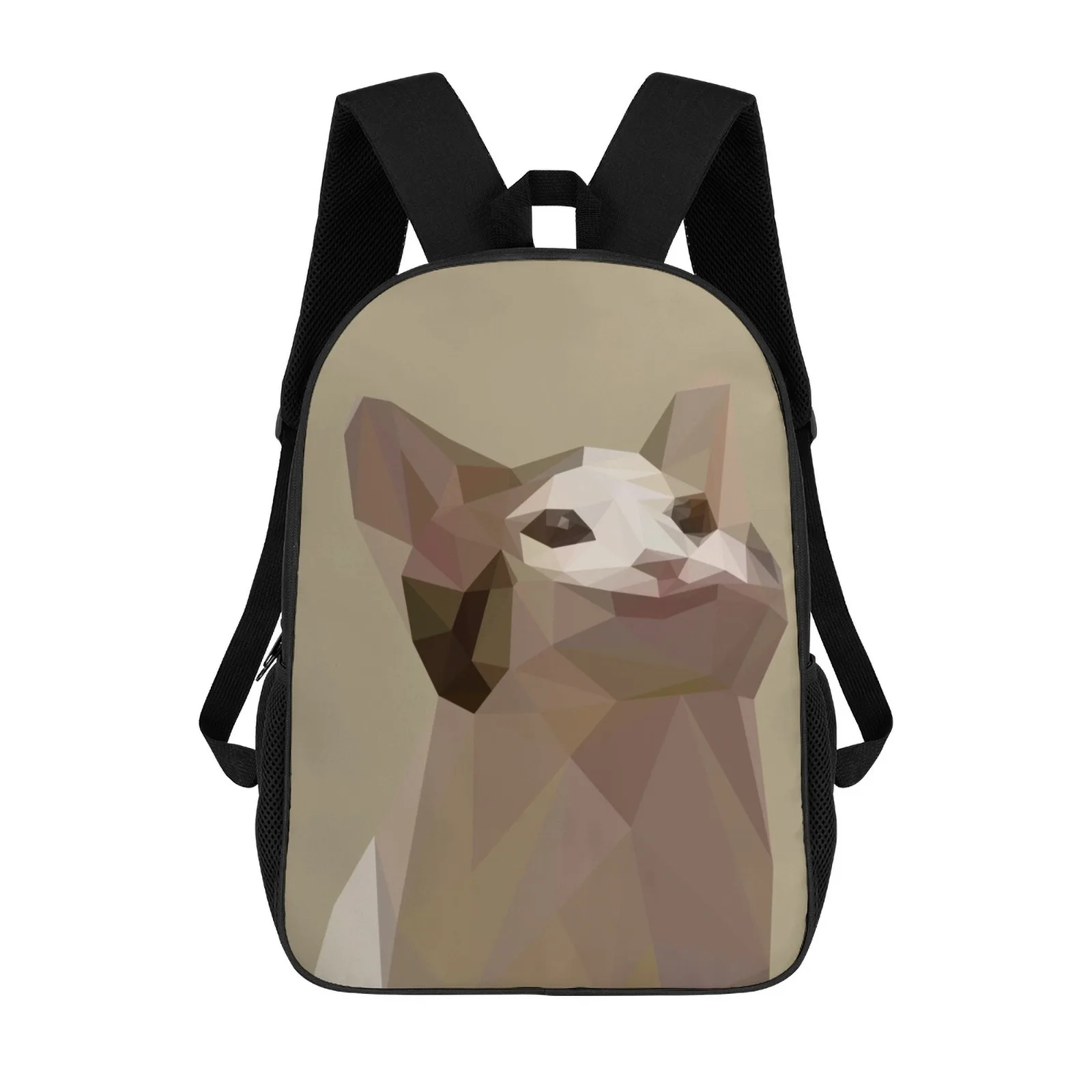

Школьная сумка с принтом pop cat meme Mochila, 17-дюймовые сумки для девочек, 17-дюймовый школьный рюкзак, сумка