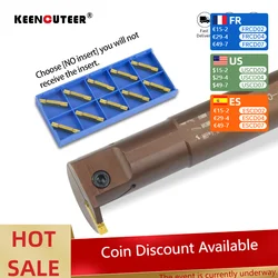 Full Series Grooving Tool Holder MGIVR2016 MGIVR2520 MGIVR3125 Spring Steel Internal Turning Tools Plates MGMN Lathe Bar