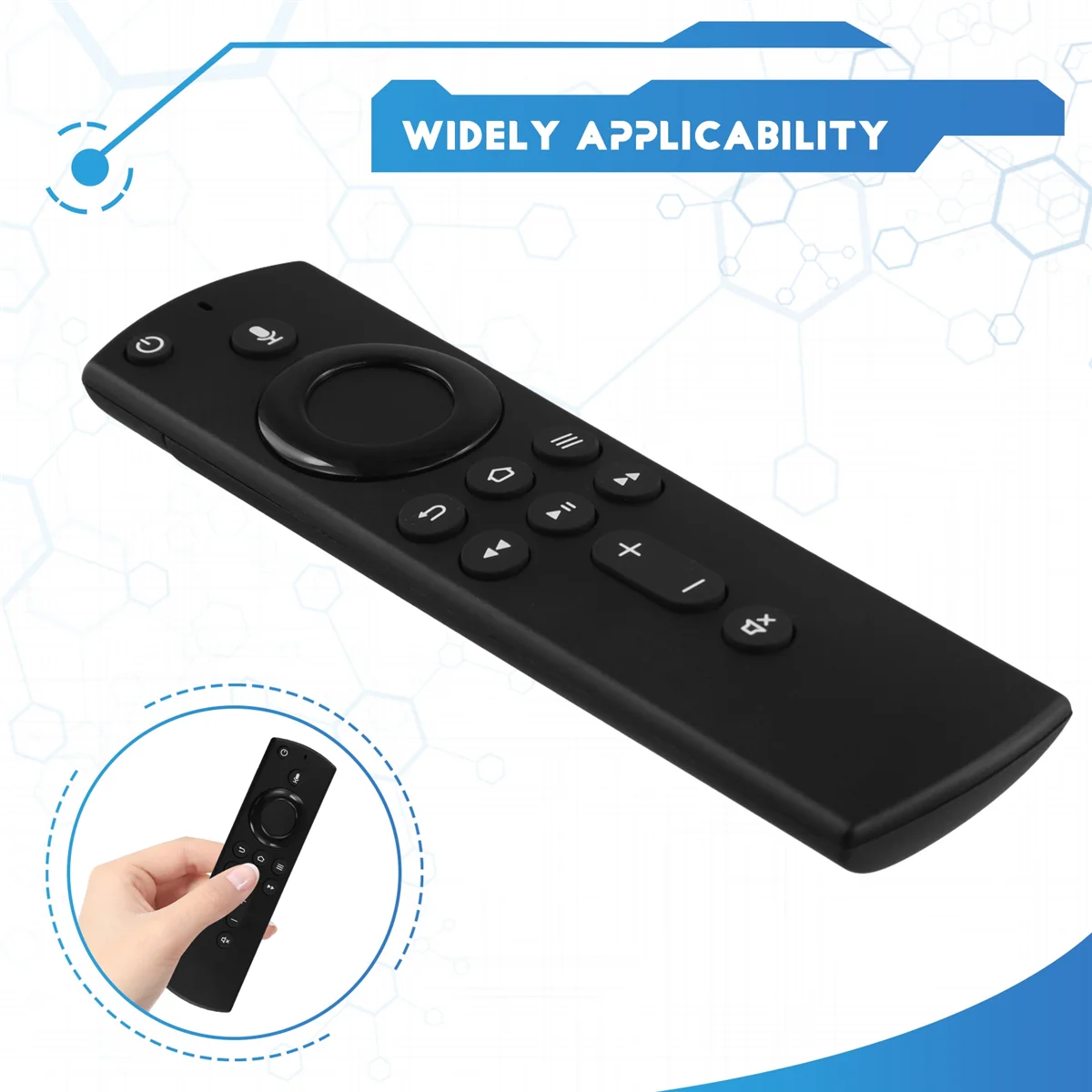 -NOUVELLE télécommande vocale universelle Compatible avec Amazon Fire TV Stick / Fire TV Cube / Fire TV Stick 4K télécommande