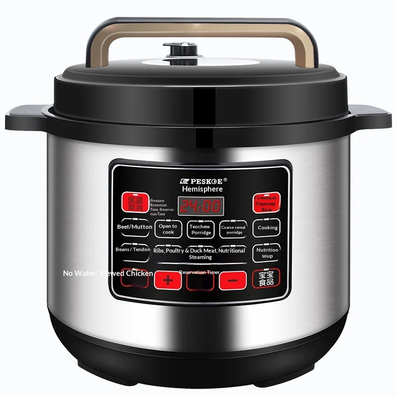 Semi-spherical Commercial Electric Pressure Cooker Large Capacity 17L 35 People Canteen Restaurant Household Computerized