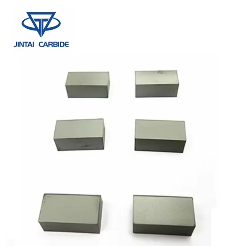 Cemented Rock Working Tool YG6 , Stone Cutting Welding Insert Brazed Tip, Yg6 Insert