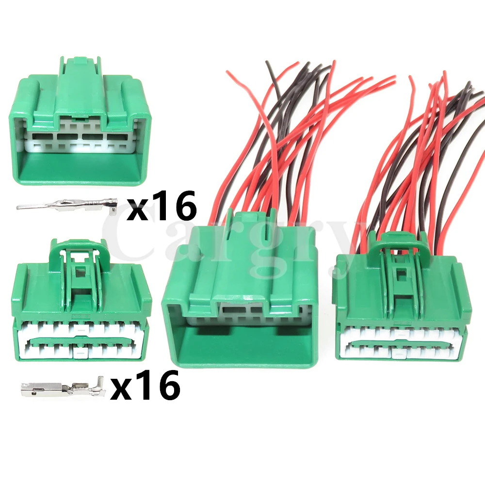 1 Set 16P 7283-6453-60 7282-6453-60 AC Assembly Car Electrical Connector Auto Wiring Terminal Male Female Sockets