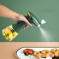 Electric Olive Oil Spray Bottle Dispenser USB Charging Creative Soy Sauce Jar Vinegar Storage Bottle For BBQ Kitchen Oil Sprayer