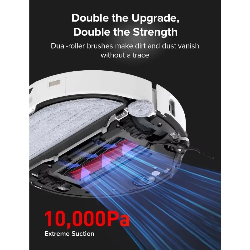 

Roborock Smart Robotic Vacuum 10KPa High Suction Self-Cleaning Wet Dry Sonic Mop Obstacle Avoiding Deep EU Brushless Heated Dryi