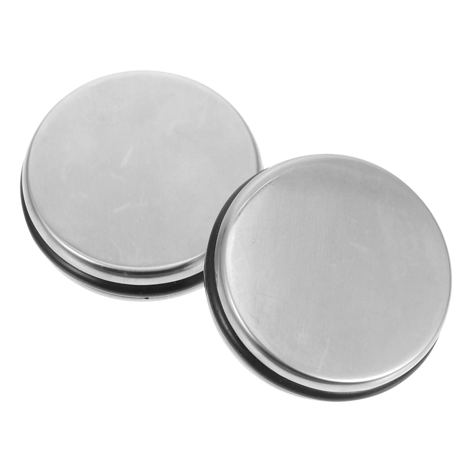 2Pcs Sink Flips Plug Stainless Steel Rotatable Bathroom Basin Drainage Stopper Leakproof Filter Caps Sink Flips Plug