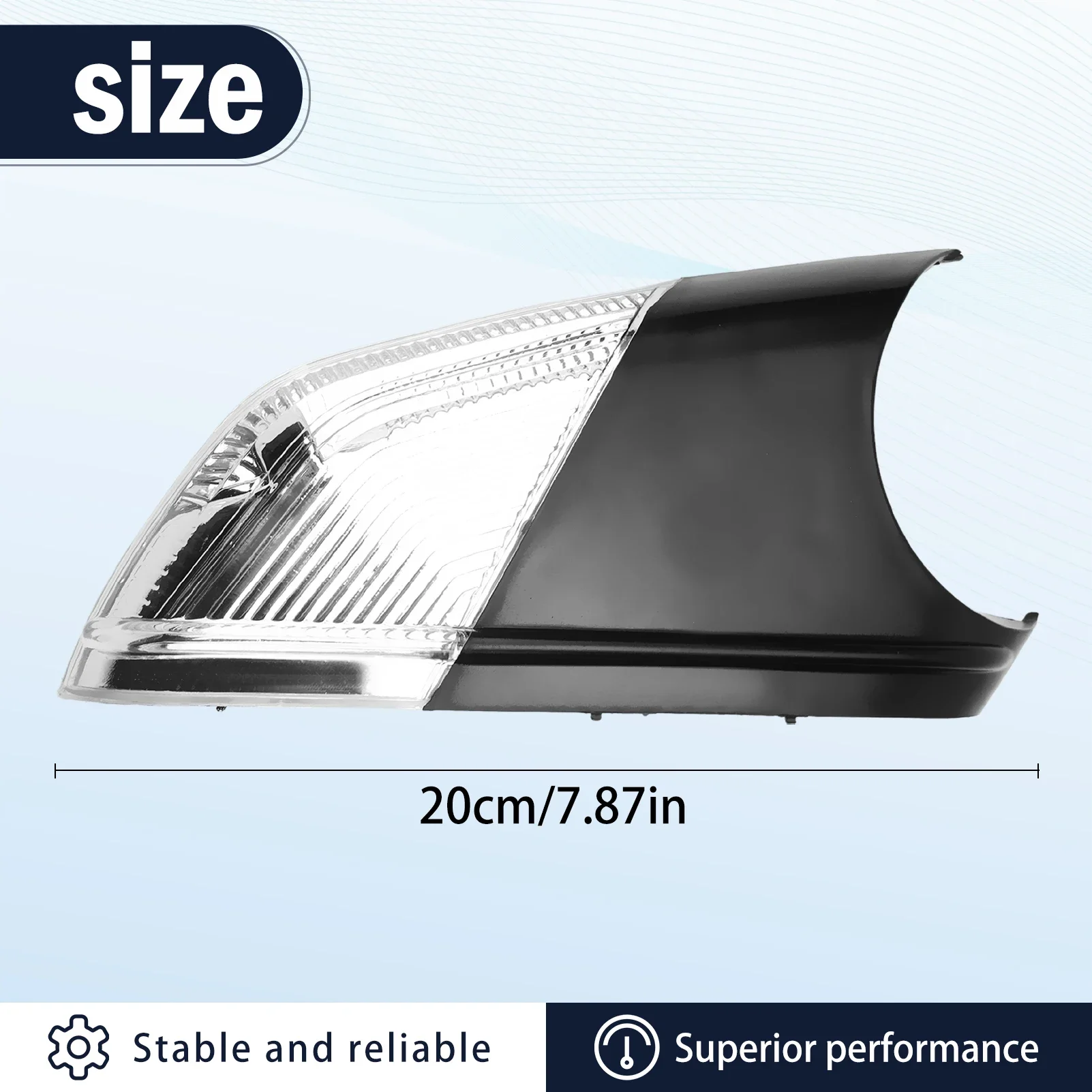 1 Pair Flashing Arrow Mirror Indicator 71213894 1Z0949102 FOR For VW Polo 4 9N3 GTI Crosspolo Vento Skoda Octavia 2 A5 2007-2012