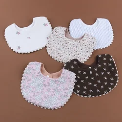 Cotton Gause Baby Bibs Infant Kids Bandana Burp Cloth Soft Double Sided Newborn Feeding Saliva Towel Toddler Bib Scarf