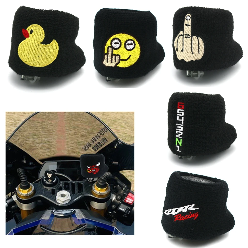 Motorcycle Racing Front Fluid Oil Brake Reservoir Cover Sock For Honda CBR 1000RR 600RR 600 F4S F4i 250R 900RR 929 954 CBR650R