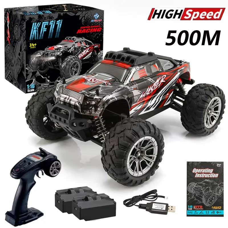 New KF11 Rc Car Brushless All-Terrain Fast High Speed  4WD Electric Off-road Vehicle IPX6 Drift Car Waterproof Racing Truck Toys