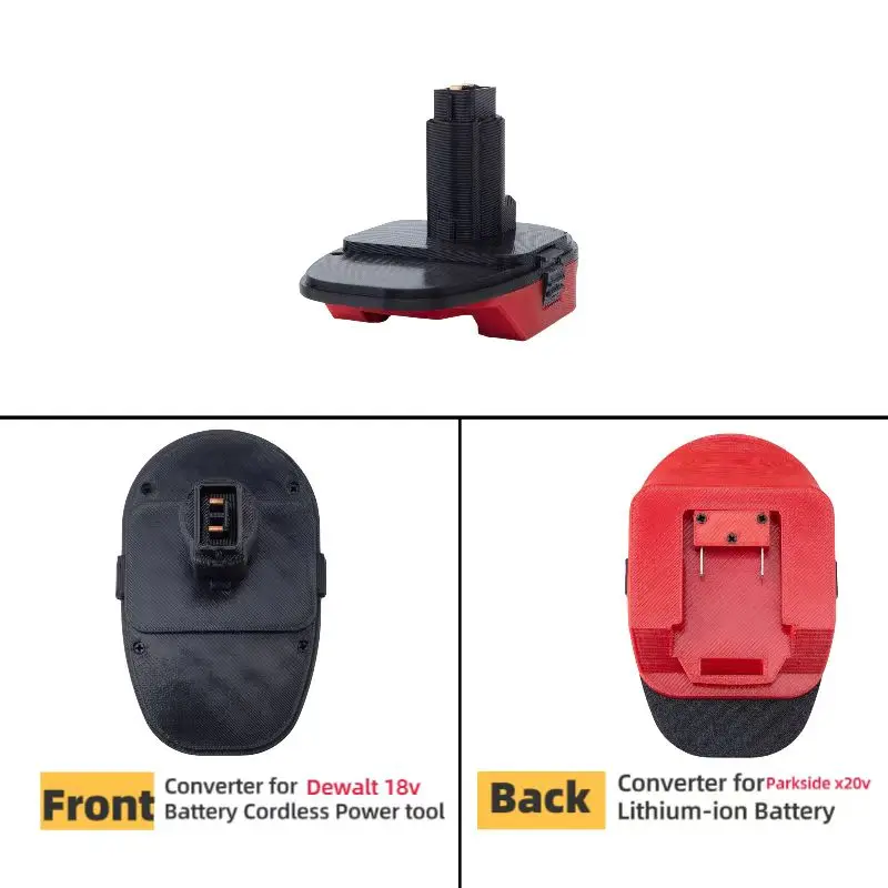 For Parkside To Dewalt Adapter For Parkside 20V Replace To Dewalt 18V Electric Drill Converter Accessories(Adaptor Only)
