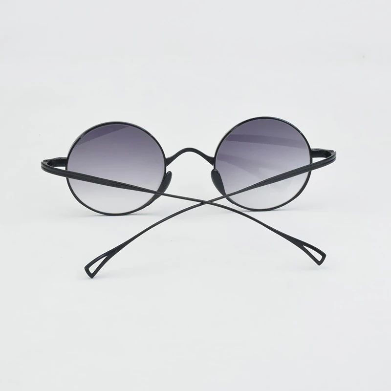 빈티지 100% 순수 티타늄 선글라스 남성 안경 레트로 디자이너 UV400 선글라스 여성 럭셔리 브랜드 패션 안경 프레임