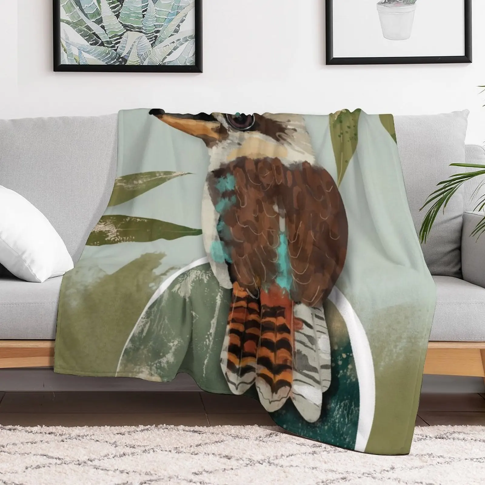 Kookaburra Throw Blanket Single Baby anime Blankets