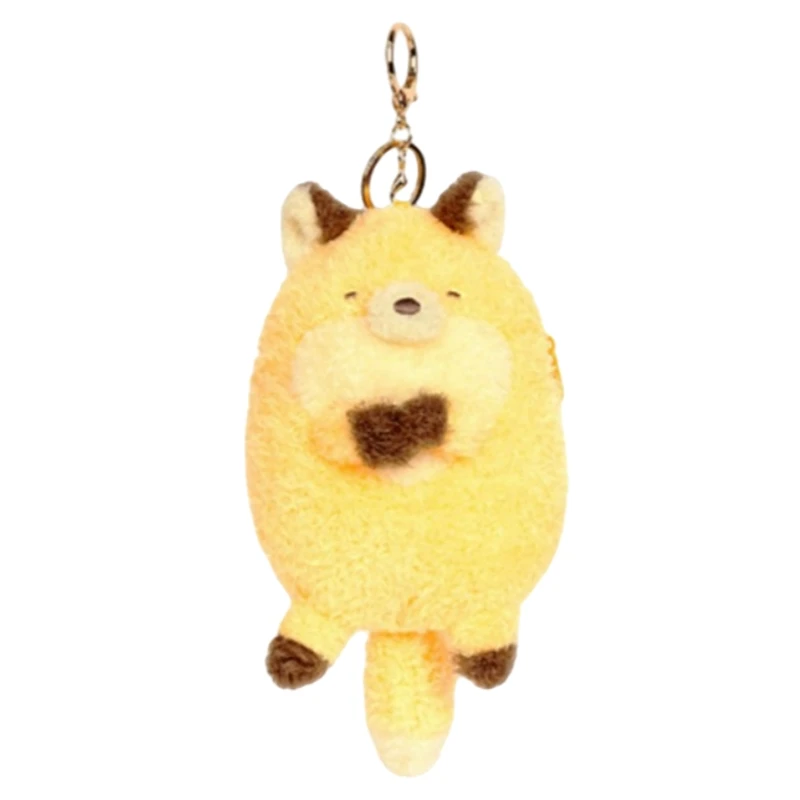 Porte-monnaie en peluche en forme d'animal, sac pour écouteurs, fermeture éclair, otter renard, portefeuille pour femmes, carte Kawai, clé, argent, porte-monnaie, sacs cadeaux