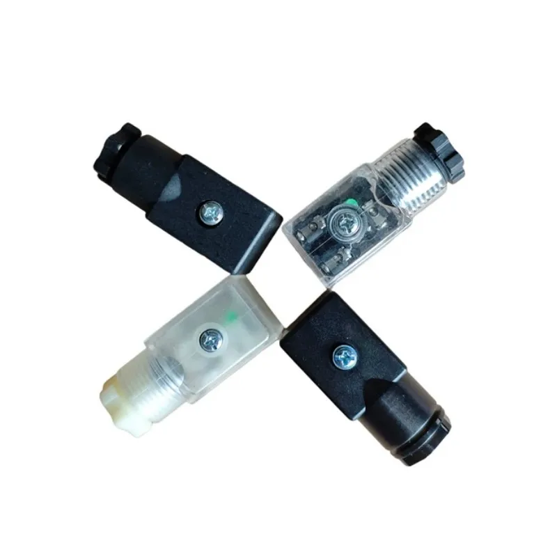 DIN43650B Pneumatic Electromagnetic Valve Coil Terminal Box 4V210/310/410 Electromagnetic Valve Plug AC/DC