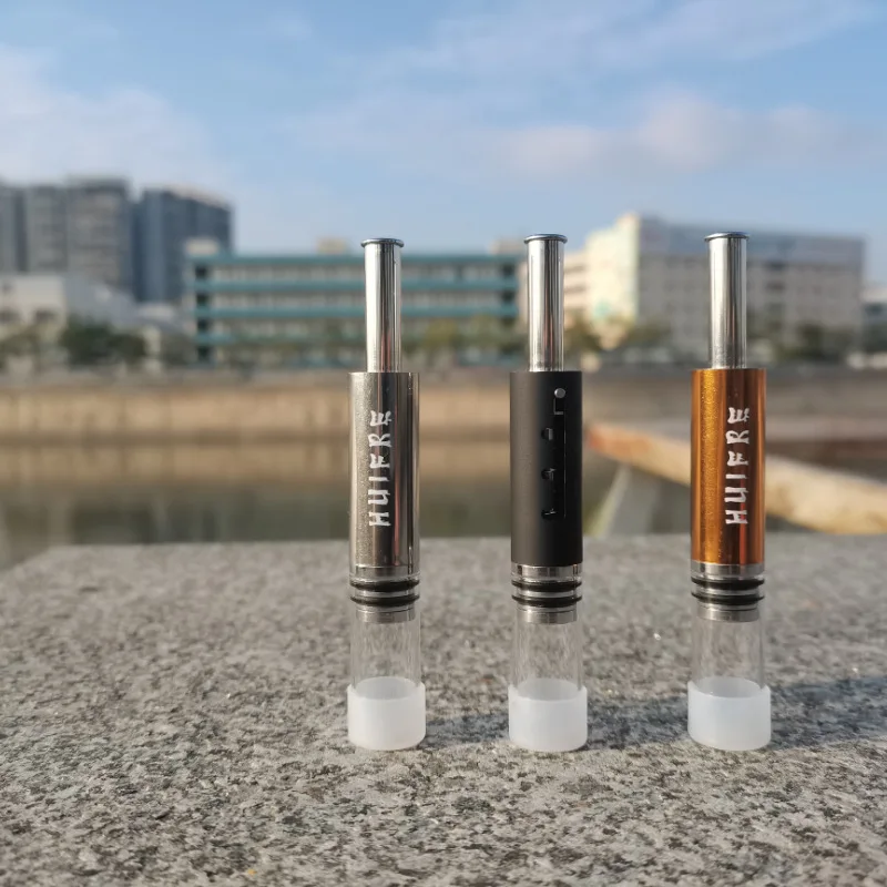 Tubo de vidrio para cigarrillos, soporte para tabaco, quemador en seco, resorte de retroceso, Hitter, EDG Romo, accesorios para fumar, regalo para
