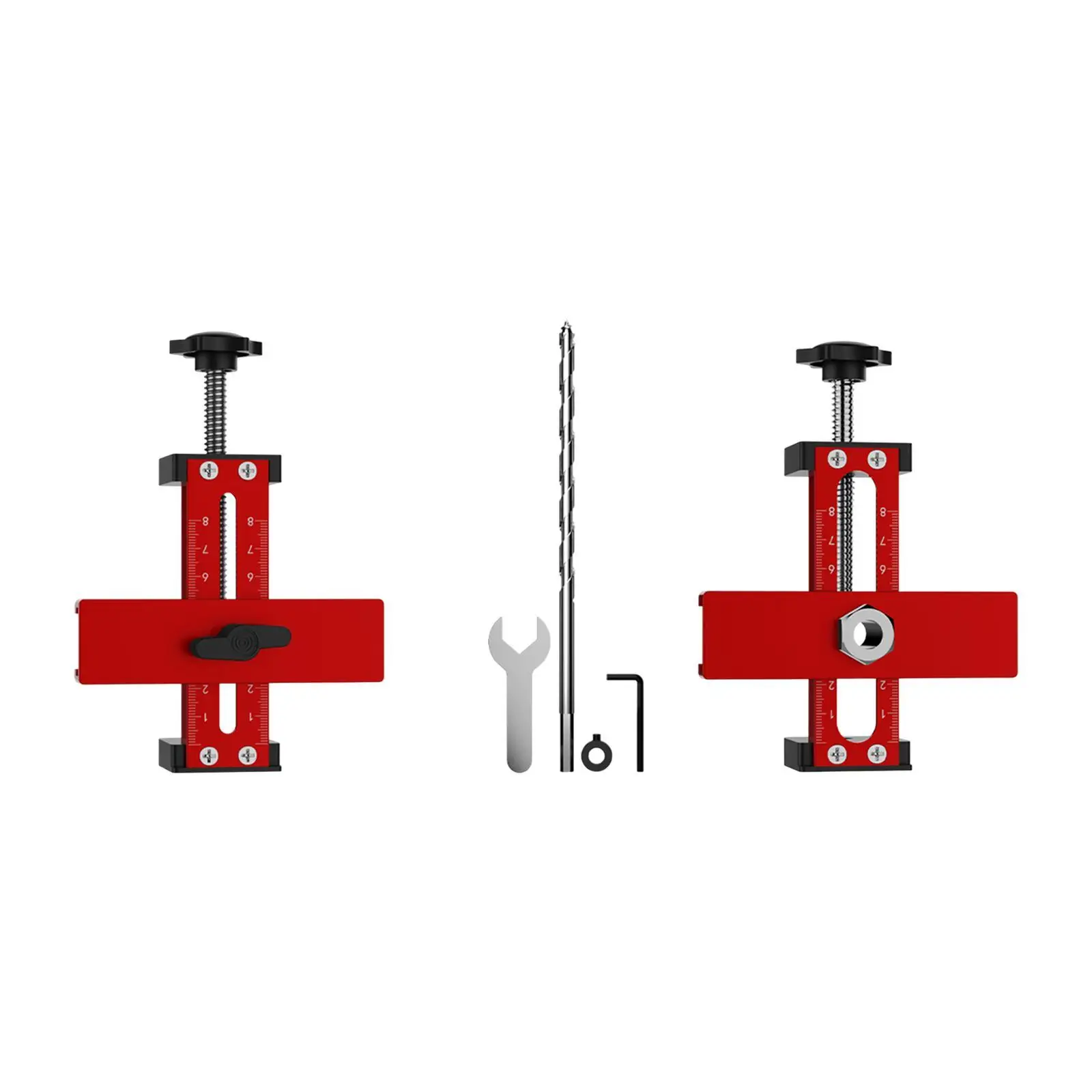Cabinet Door Mounting Jig Multipurpose for DIY Projects Easily Adjustable Aluminum Alloy Cabinet Door Installation Position