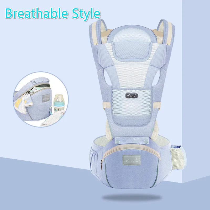 Ergonomische Babytrage für Kleinkinder, Hipseat-Trage, nach vorne gerichtet, ergonomische Känguru-Babytragetuch für Babyreisen