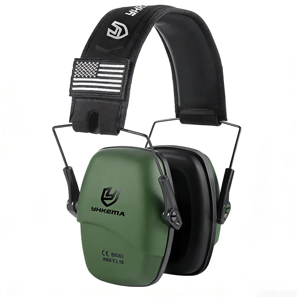 YHKEMA Safety Shooting Hearing Protections Earmuffs For Tactical Hunting Noise Reduction Soundproof Headset