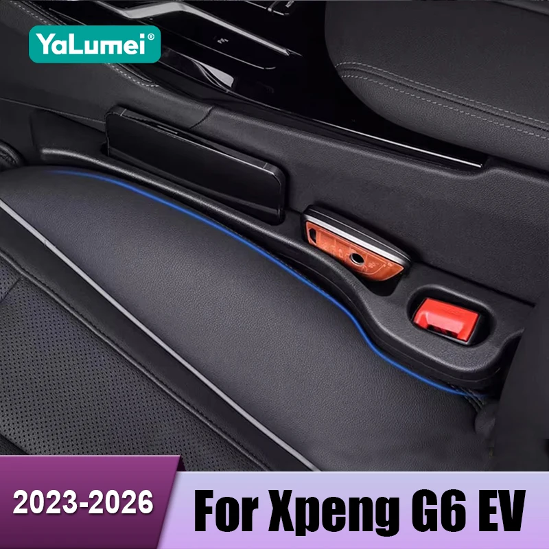 For Xpeng G6 EV 2023 2024 2025 2026 PHEV Car Seat Leak Proof Strips Gap Side Seam Filler Storage Organizer Holder Accessories