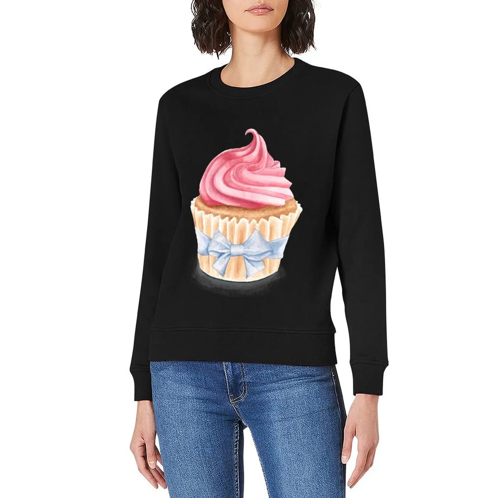 بلوفر كب كيك وردي ملابس رجالي على الطراز الياباني تي شيرت جرافيك للرجال موضة الرجال البلوز