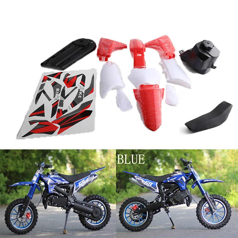 Brand new motorcycle fairing kit for 49cc small petrol kids motocross bike mountain motocross accessories