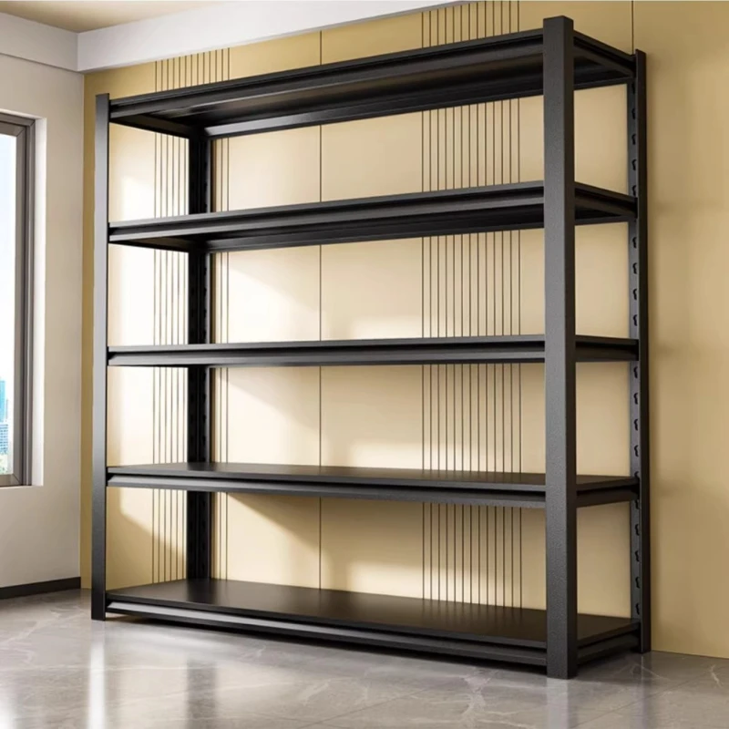 Household Storage Warehouse Shelf Living Room Balcony Kitchen Multi-level Floor-standing Warehouse Shelf Storage Racks JT40W