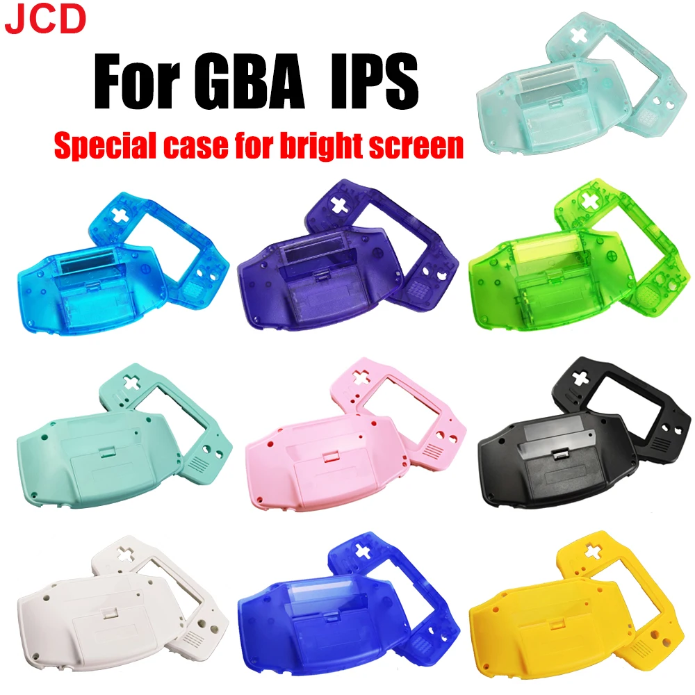 

JCD New Customized Shell For GBA IPS V2 LCD Screen Backlight Kits high quality shell housing for GAMEBOY Advance,No need pre-cut