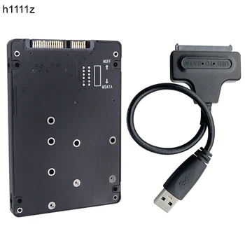 M.2 SATA SSD / mSATA SSD'den SATA3.0'a Harici Sabit Disk Kutusu + SATA'dan USB3.0'a Kablo M2 NGFF B Anahtarı SATA3.0 mSATA'dan SATA'ya Adaptör