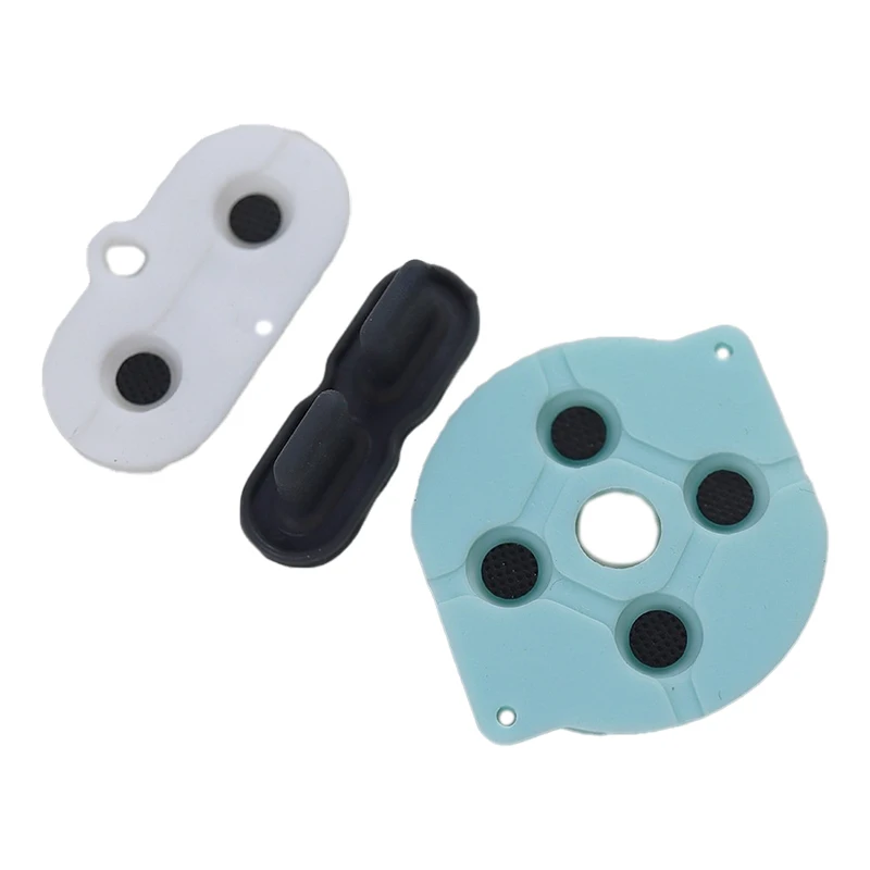 YuXi-Silicone Borracha condutora Pad, Adhesive Botões de substituição, Key Pads, Controlador Mat, apto para Gameboy, 1Set