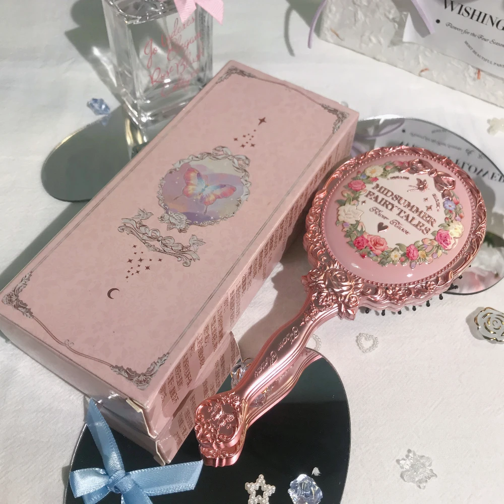 Flower Know Midsummer Fairytales Series pink Air Cushion Comb