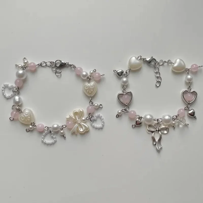 handmade coquette bracelets， Love bracelet, a gift for her