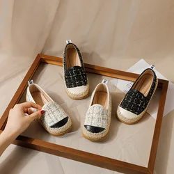 Fashion Baby Girl Princess Flats Shoes Infant Toddler Child Casual Slip Shoes Retro Soft Bottom Shoes Spring Autumn Summer
