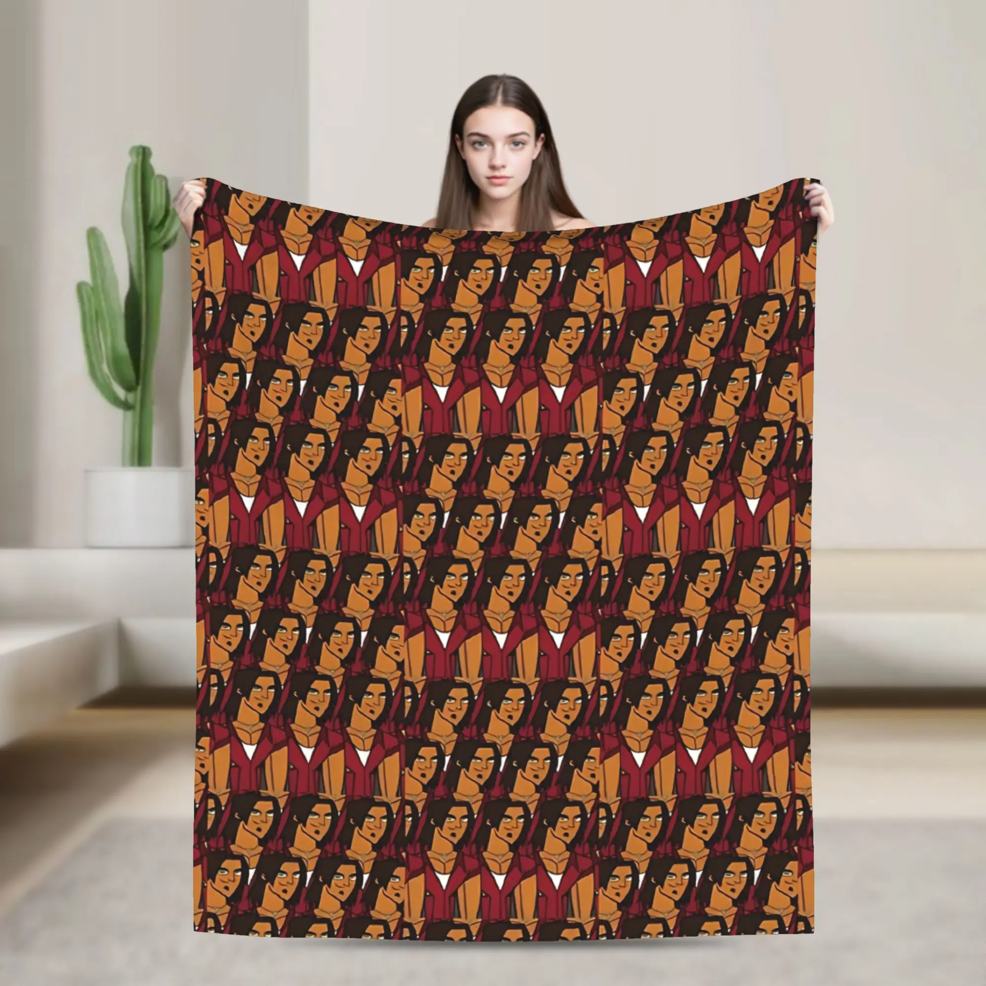 Total Drama Alejandro Graphic   Blankets Quality Warm Soft  Throw Blanket Autumn Travel Office Couch Chair Pattern Bedspread