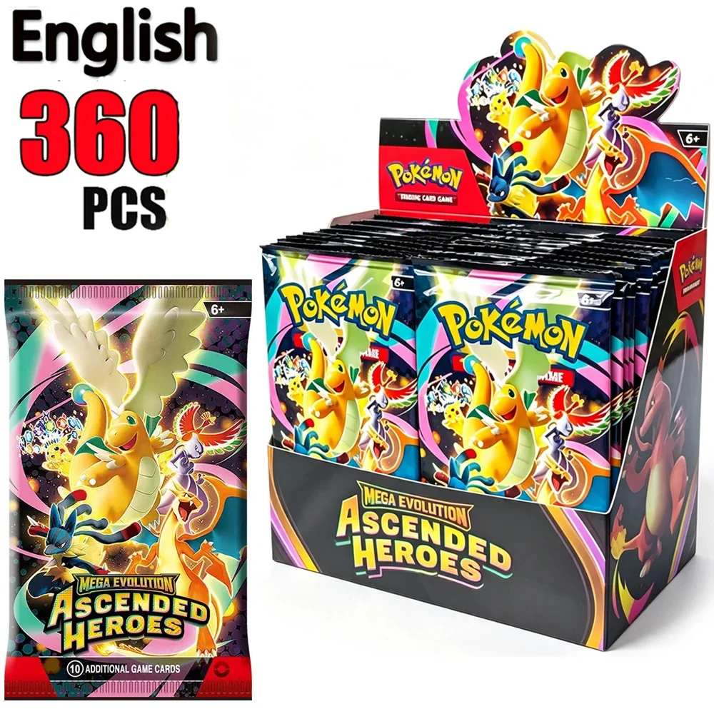 5Bag Pokémon Card Prismatic Evolutions PHANTASMAL FLAMES Scarlet Violet 151 Black Bolt English Booster Battle Transaction Card
