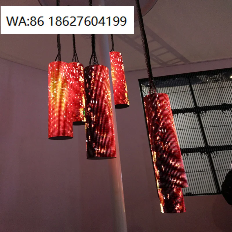 P4 Flexible Curtain LED Module Soft Curving Video Wall Panel Indoor Commercial Display Screen