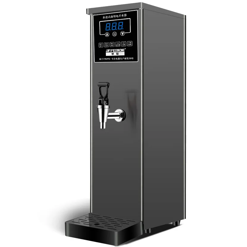 Commercial Water Boiler Dispenser Step By Step Heating Bar Machine Electric Hot Water Boiler Anti Dry Auto Refill Milk Tea Shop