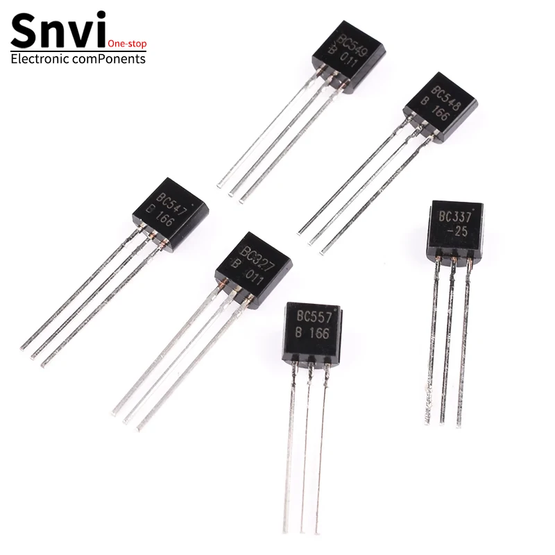 Snvi 50PCS BC327 BC337 BC547 BC548 BC549 BC550 BC556 BC557 BC558 C1815 C945 TO-92 Transistor Triode NPN