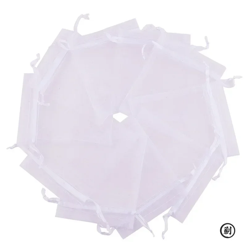

50PCS White Organza Bag Decorations 7 * 9cm or 9*12CM