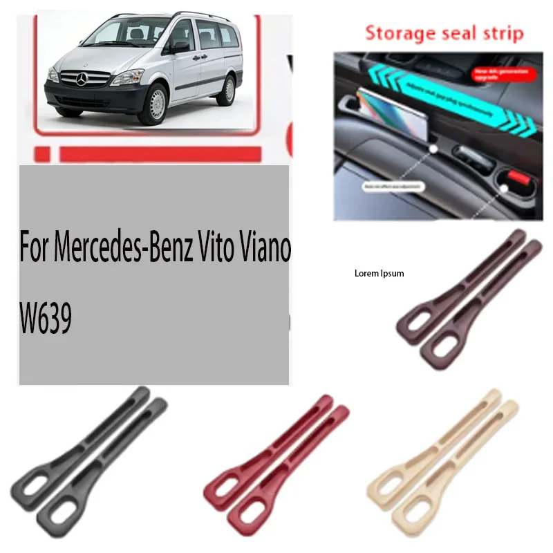 

Для Mercedes-Benz Vito Viano W639 Наполнитель зазора автомобильного сиденья, заглушка бокового шва, герметичная заполняющая полоса, ящик для хранения зазора автомобильного сиденья