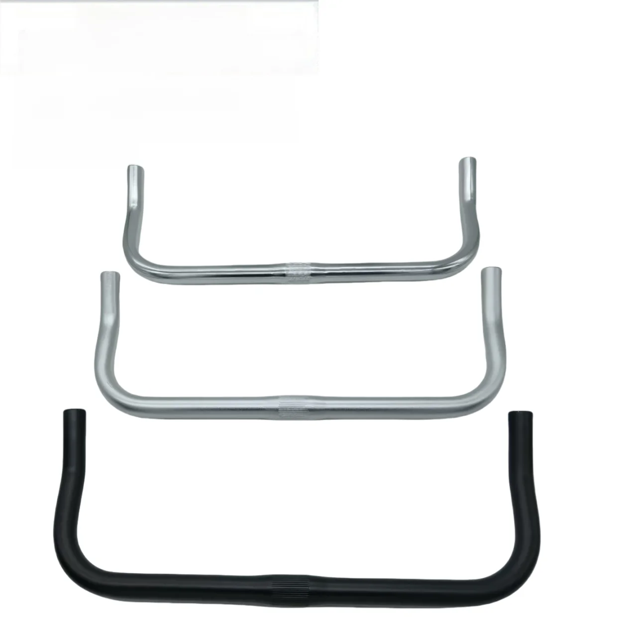 

Aluminum Alloy Bull Horn Handlebar 420×254×222 Road Bike Straight Bull Arc Handlebars Leisure Adult Rubber ip Bicycle Parts