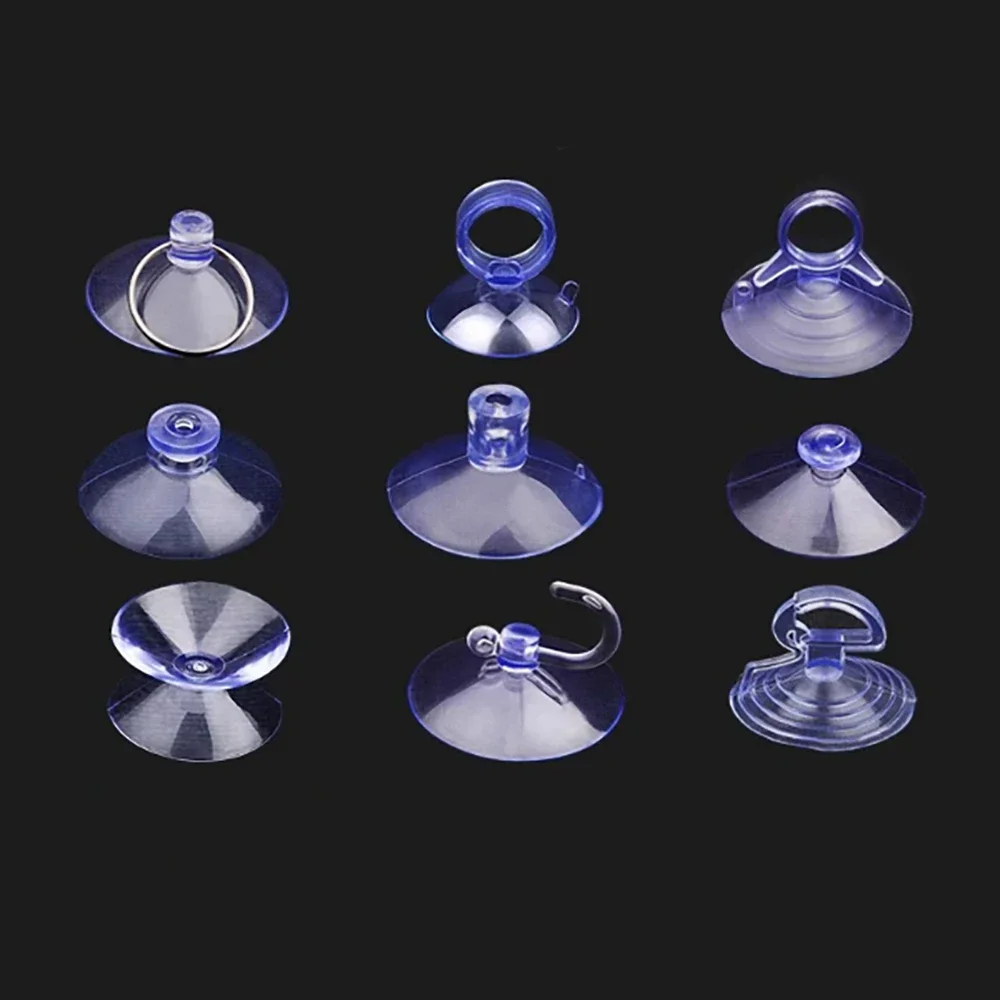 Non-Slip Soft Pad Transparent Silicon Rubber Fixed Tempered Glass Furniture Accessories Round Shape Glass Table Rubber Pad