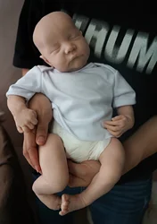 42 CM Soft Silicone Reborn Baby Boy 14 Inch Unpainted Doll Kit Lifelike 14inch Reborn Doll Surprice Children Anti-Stress