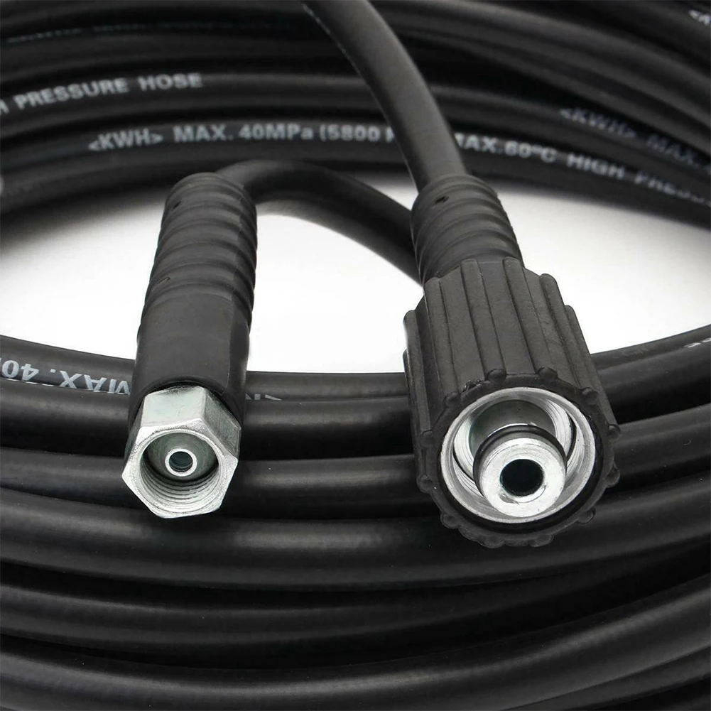 Outdoor High Pressure Washer Hose 20M 14mm Connect Car Washing Pipe For Karcher