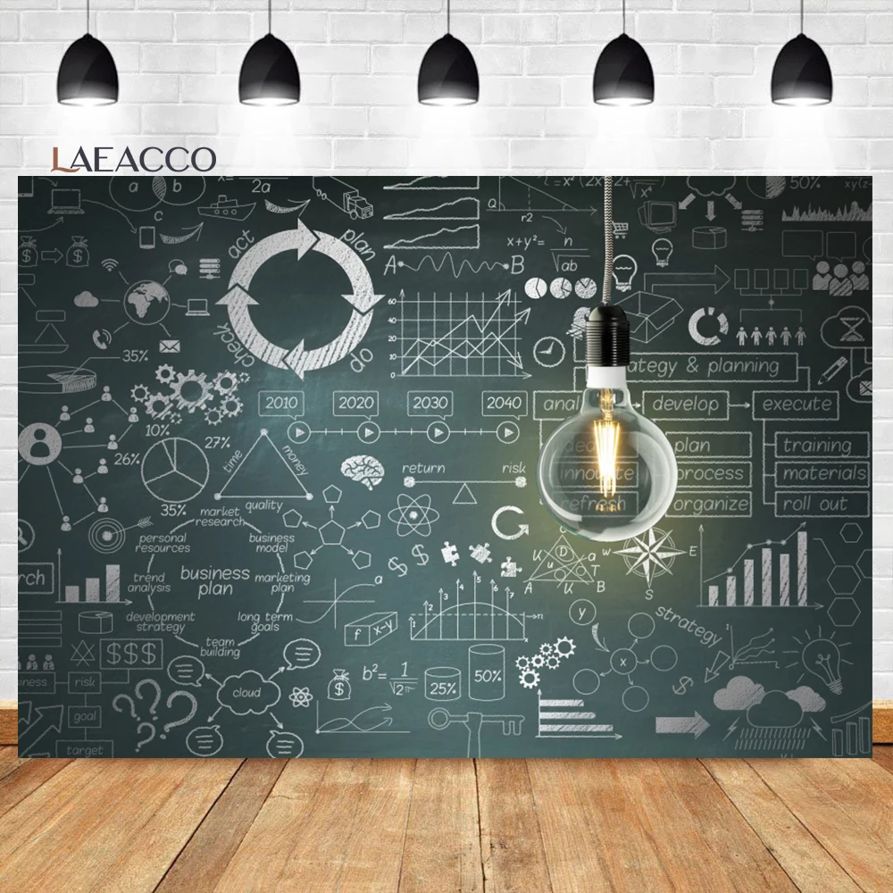 Laeacco Back to School Photography Background Classroom Chalkboard Wood Board Kids Birthday Portrait Customized Photo Backdrop