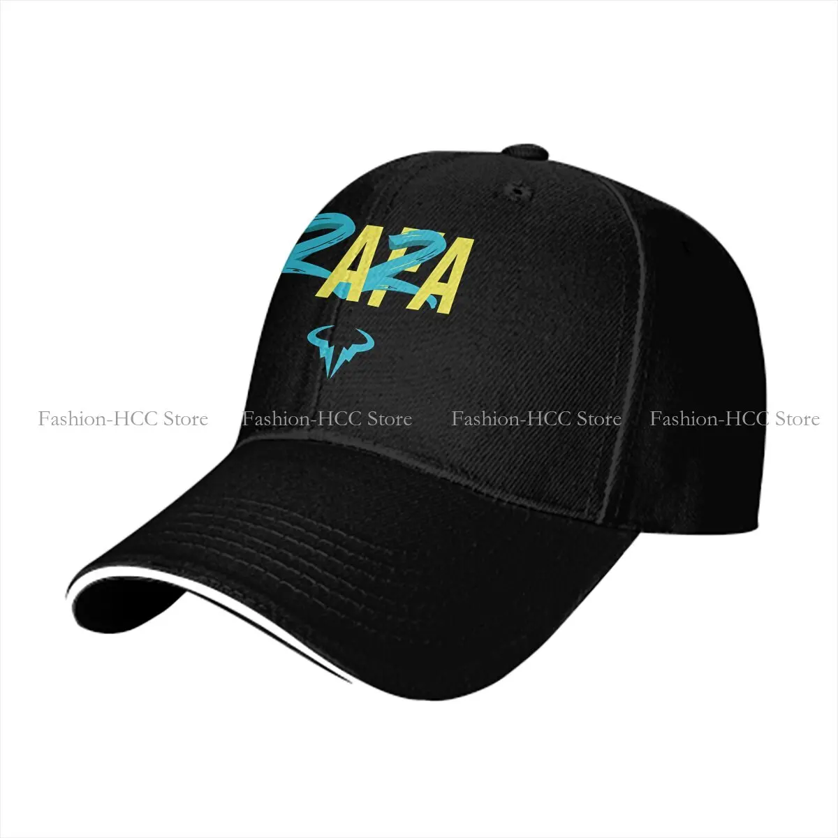 Pure Color Dad Hats Rafa 22 Blue Yellow Hat Sun Visor Baseball Caps Rafael Nadal Peaked Cap