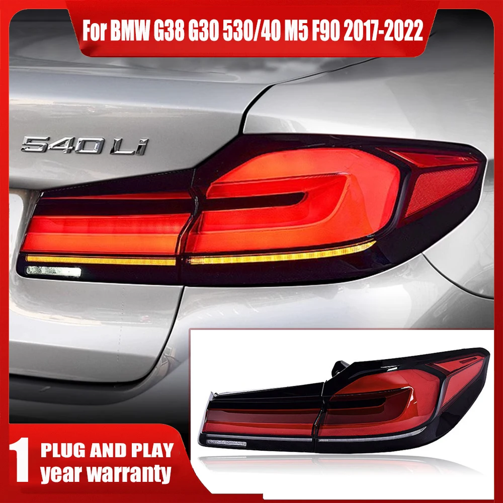 

2 шт. полностью светодиодные задние фонари для BMW F90 M5 и 5 серии G30 G38 2018-2020 задние фонари светодиодные LCI светодиодные задние фонари в сборе автомобильные аксессуары